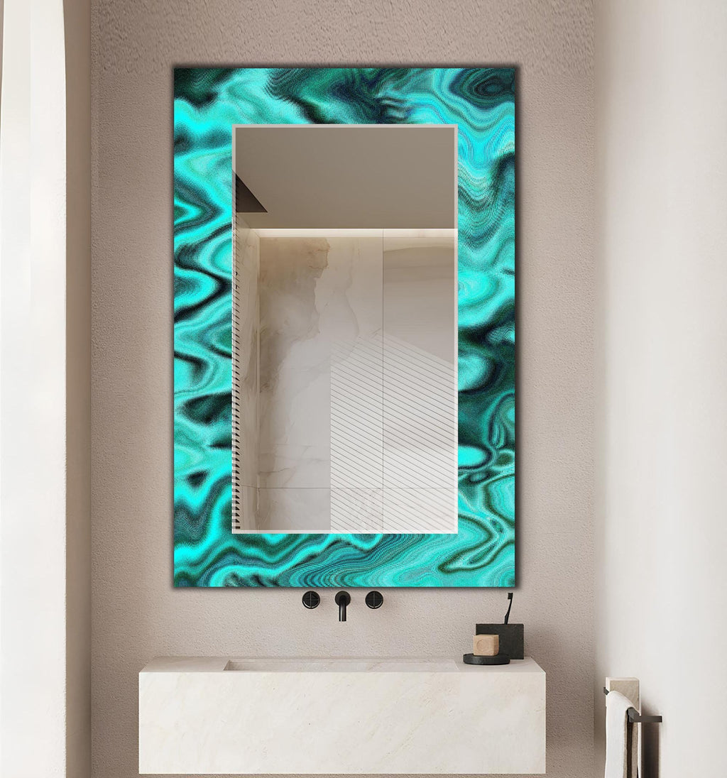 Customizable Mirror, Wall Art as Mirror | Decorative Mirror | Large Statement Mirror
