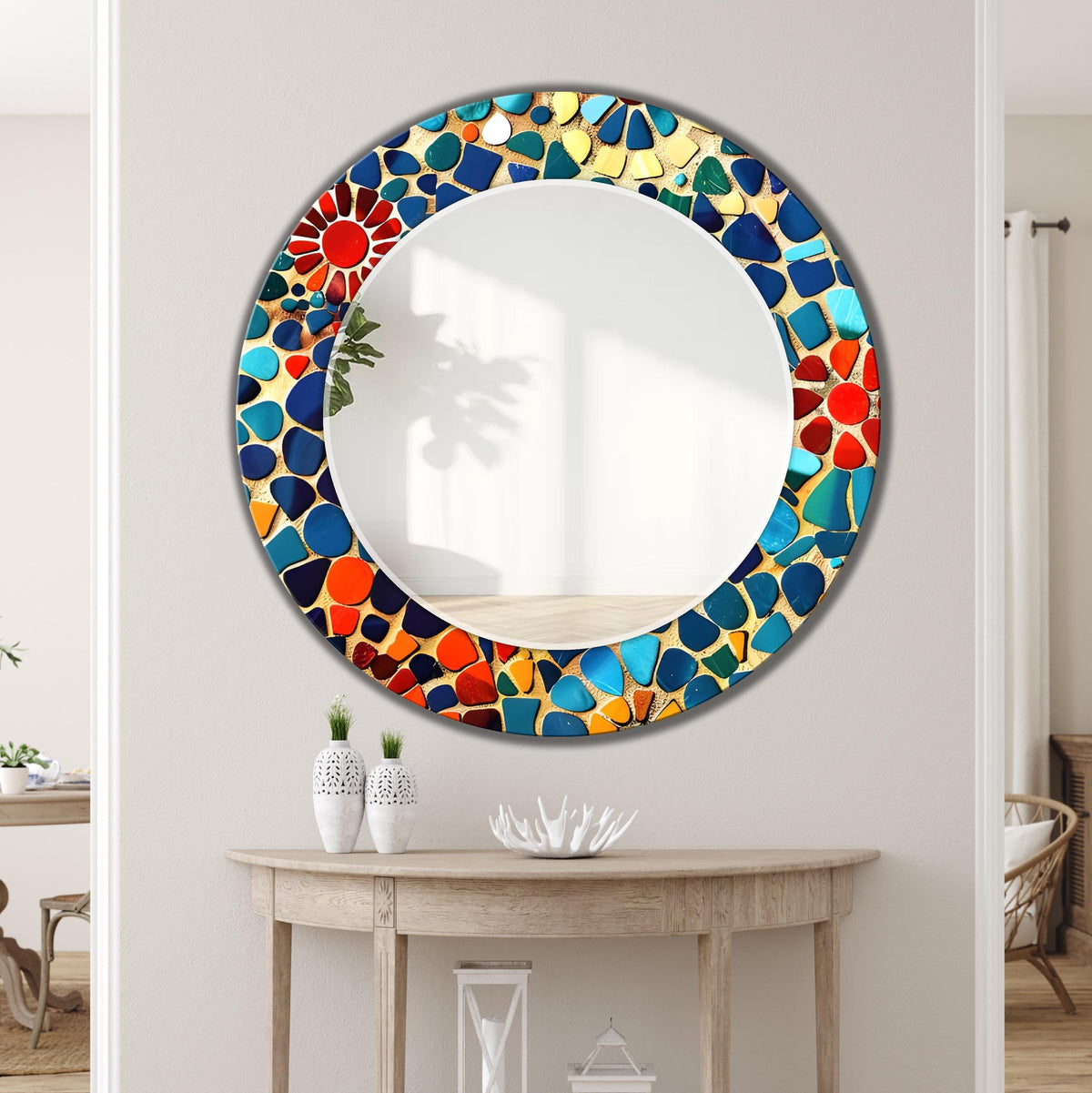 Customizable Mirror, Wall Art as Mirror | Decorative Mirror | Large Statement Mirror