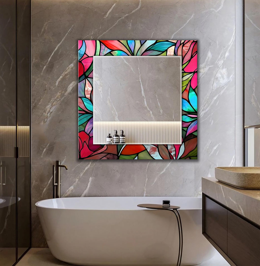 Customizable Mirror, Wall Art as Mirror | Decorative Mirror | Large Statement Mirror