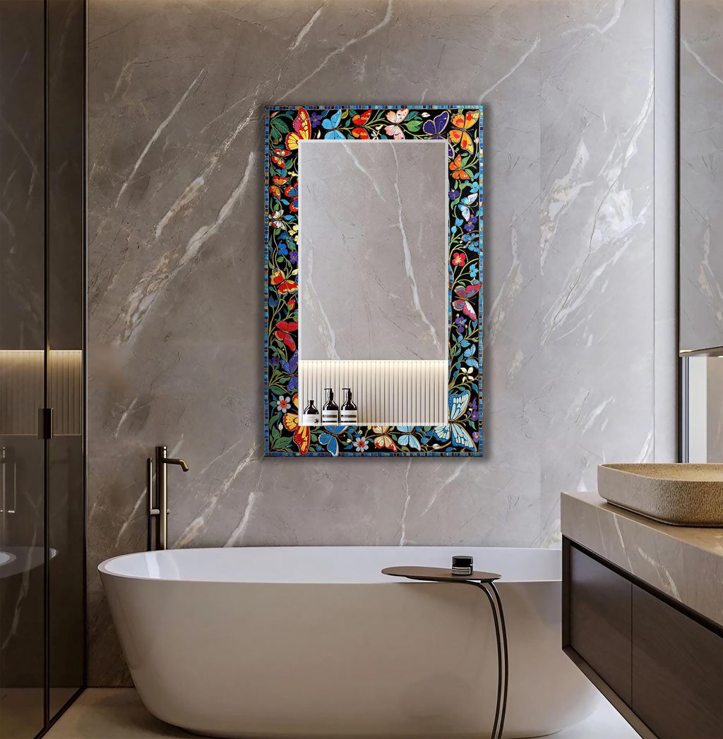 Customizable Mirror, Wall Art as Mirror | Decorative Mirror | Large Statement Mirror