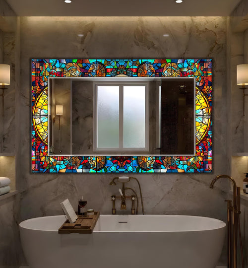 Customizable Mirror, Wall Art as Mirror | Decorative Mirror | Large Statement Mirror