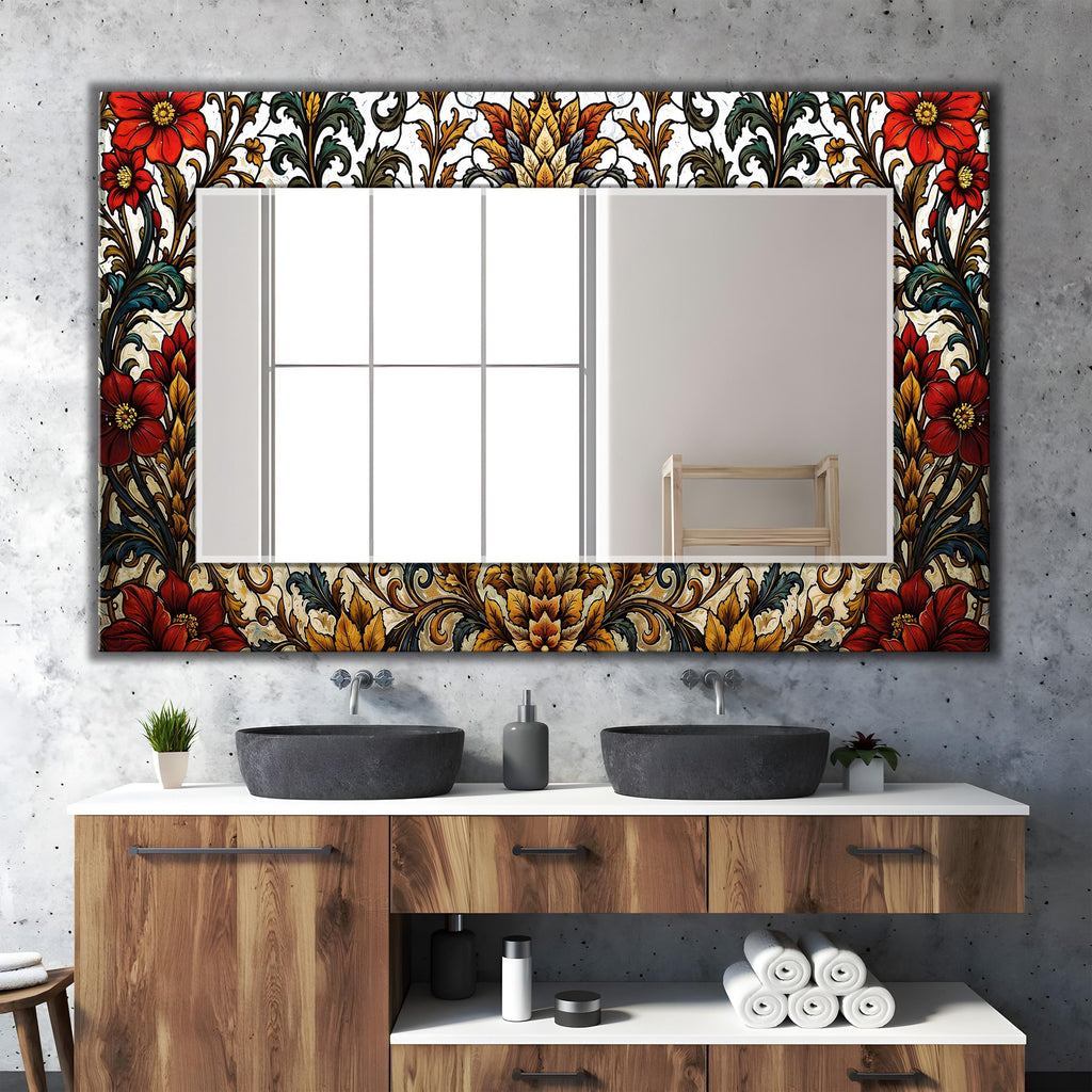 Customizable Mirror, Wall Art as Mirror | Decorative Mirror | Large Statement Mirror