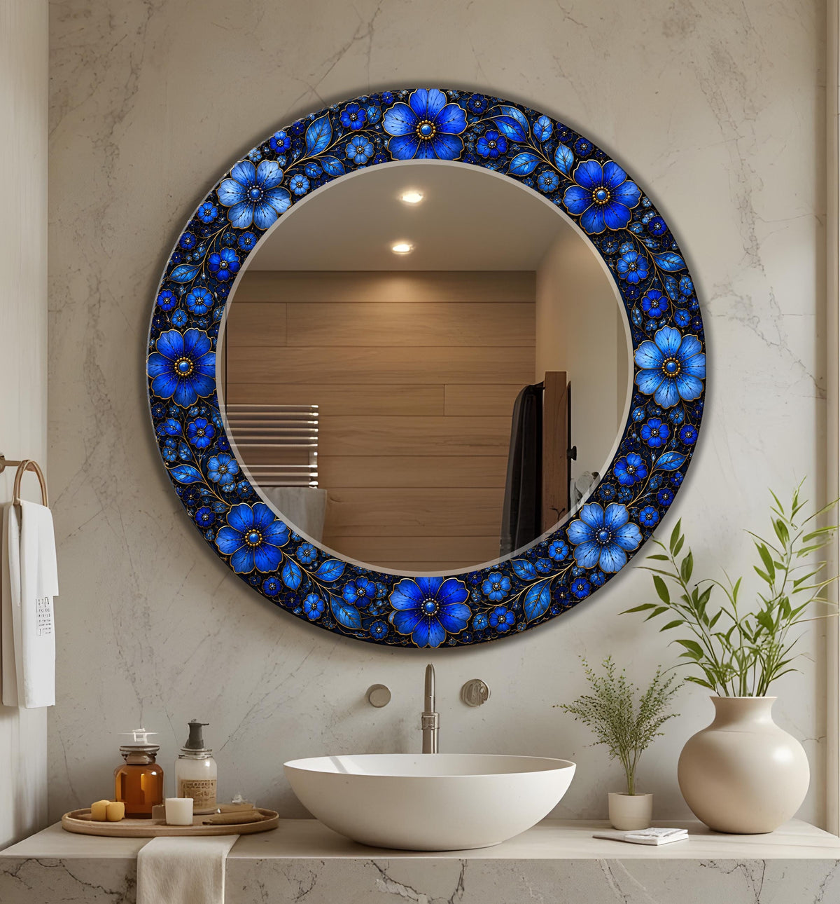 Customizable Mirror, Wall Art as Mirror | Decorative Mirror | Large Statement Mirror