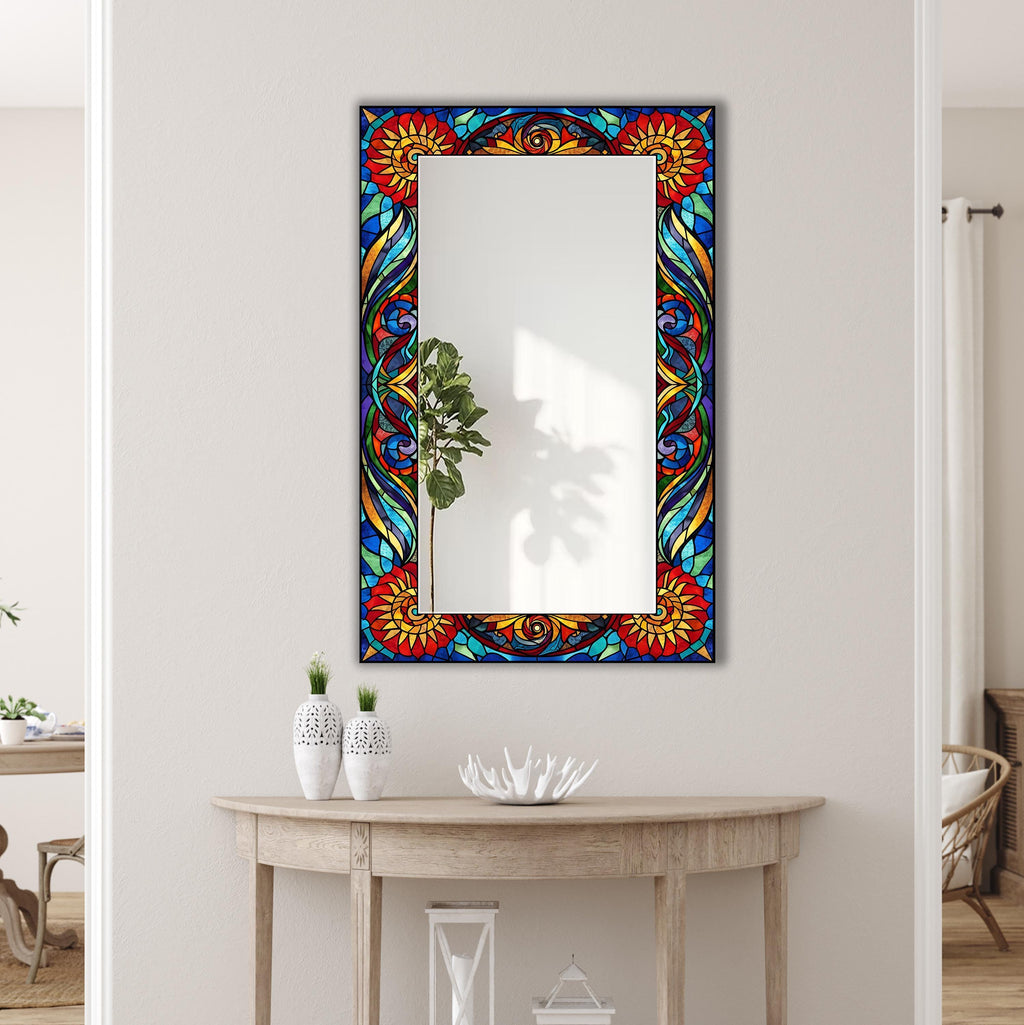 Customizable Mirror, Wall Art as Mirror | Decorative Mirror | Large Statement Mirror