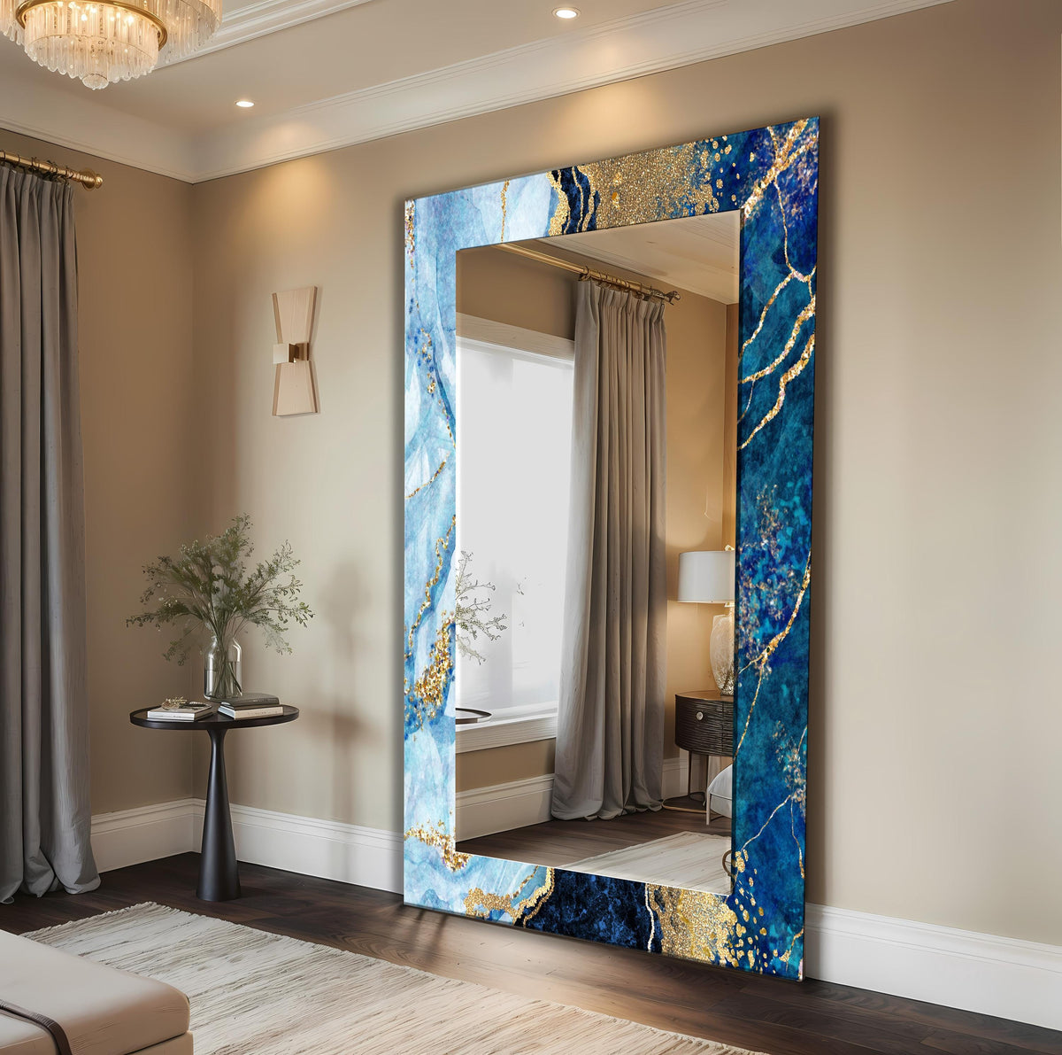 Customizable Mirror, Wall Art as Mirror | Decorative Mirror | Large Statement Mirror