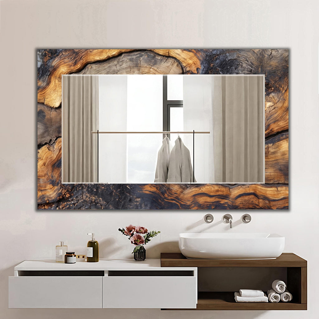 Customizable Mirror, Wall Art as Mirror | Decorative Mirror | Large Statement Mirror