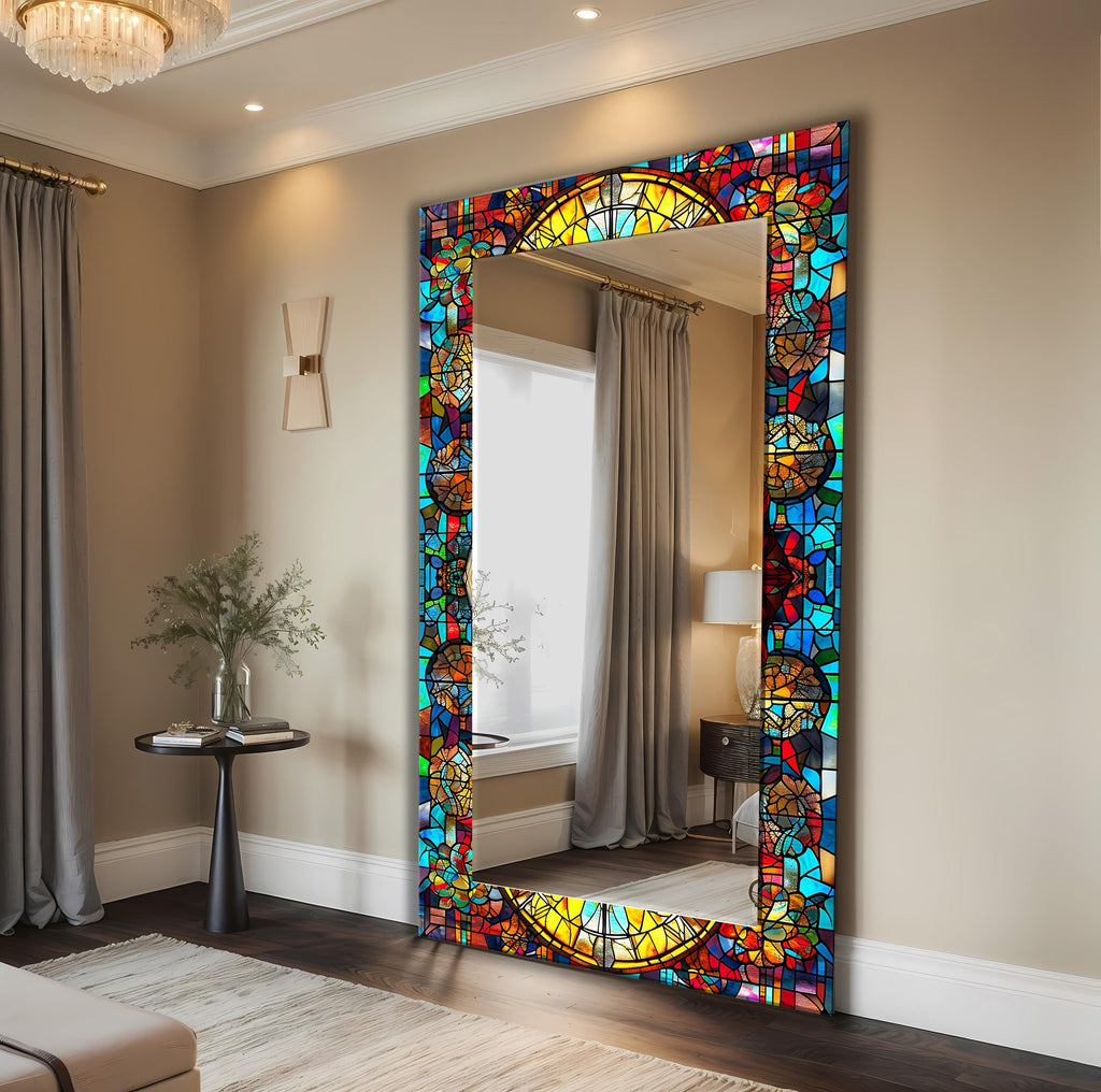 Customizable Mirror, Wall Art as Mirror | Decorative Mirror | Large Statement Mirror
