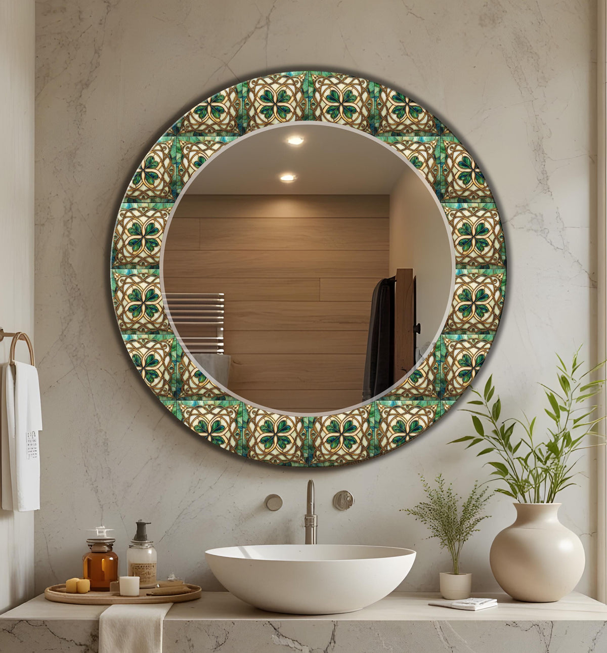 Customizable Mirror, Wall Art as Mirror | Decorative Mirror | Large Statement Mirror