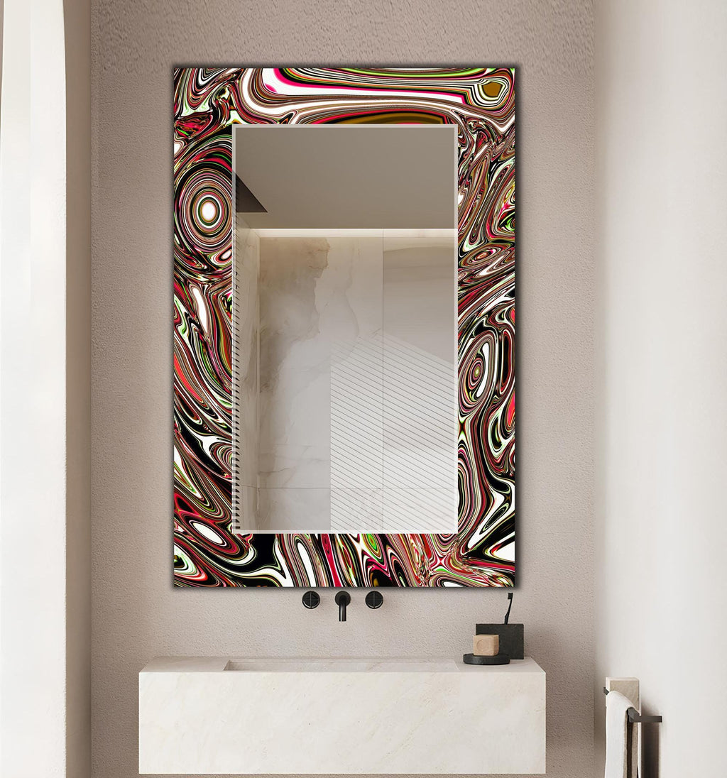 Customizable Mirror, Wall Art as Mirror | Decorative Mirror | Large Statement Mirror