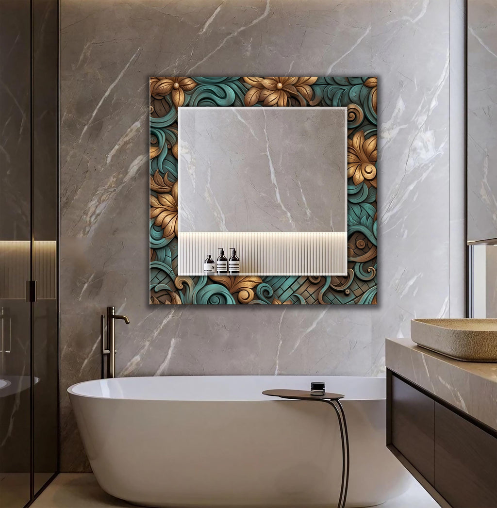 Customizable Mirror, Wall Art as Mirror | Decorative Mirror | Large Statement Mirror