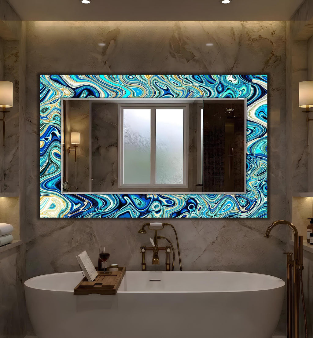 Customizable Mirror, Wall Art as Mirror | Decorative Mirror | Large Statement Mirror