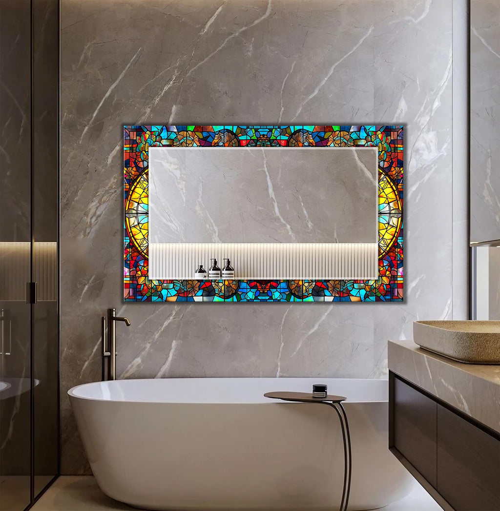 Customizable Mirror, Wall Art as Mirror | Decorative Mirror | Large Statement Mirror