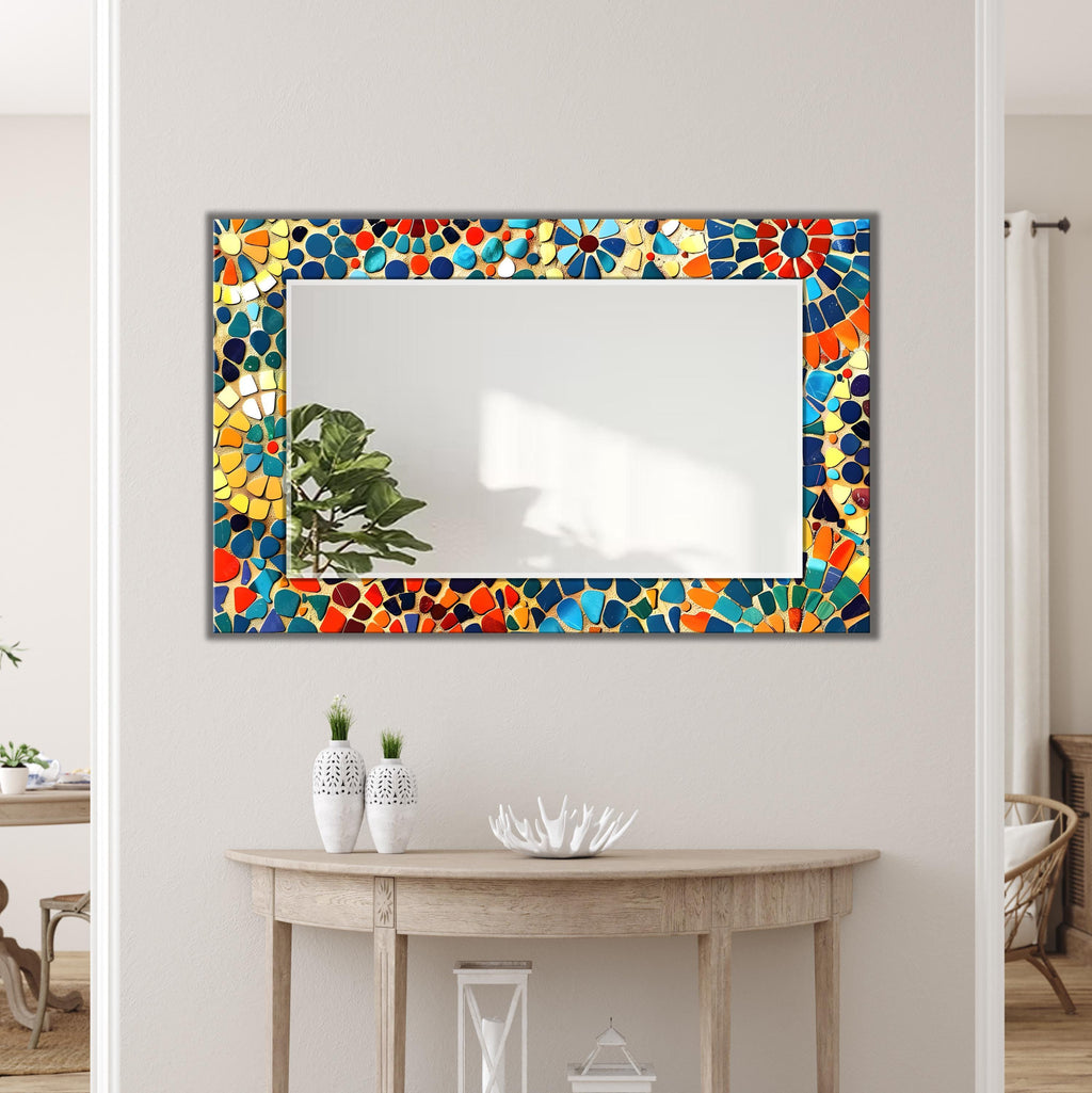 Customizable Mirror, Wall Art as Mirror | Decorative Mirror | Large Statement Mirror