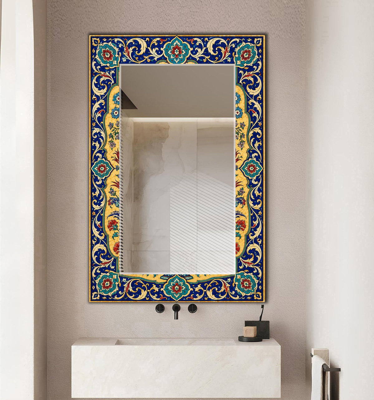 Customizable Mirror, Wall Art as Mirror | Decorative Mirror | Large Statement Mirror