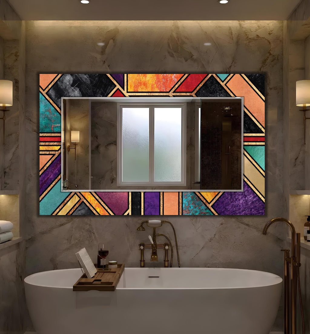 Customizable Mirror, Wall Art as Mirror | Decorative Mirror | Large Statement Mirror