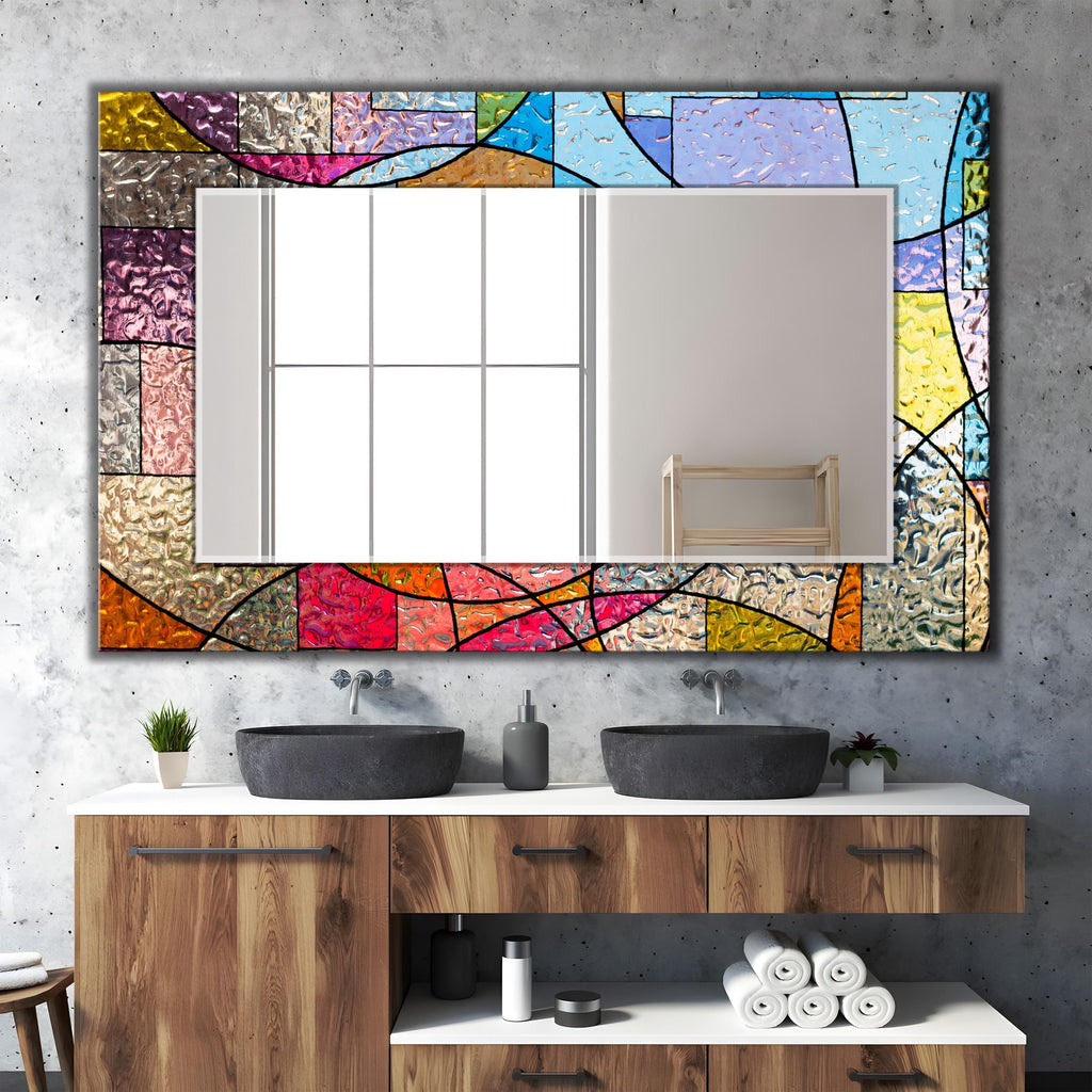 Customizable Mirror, Wall Art as Mirror | Decorative Mirror | Large Statement Mirror