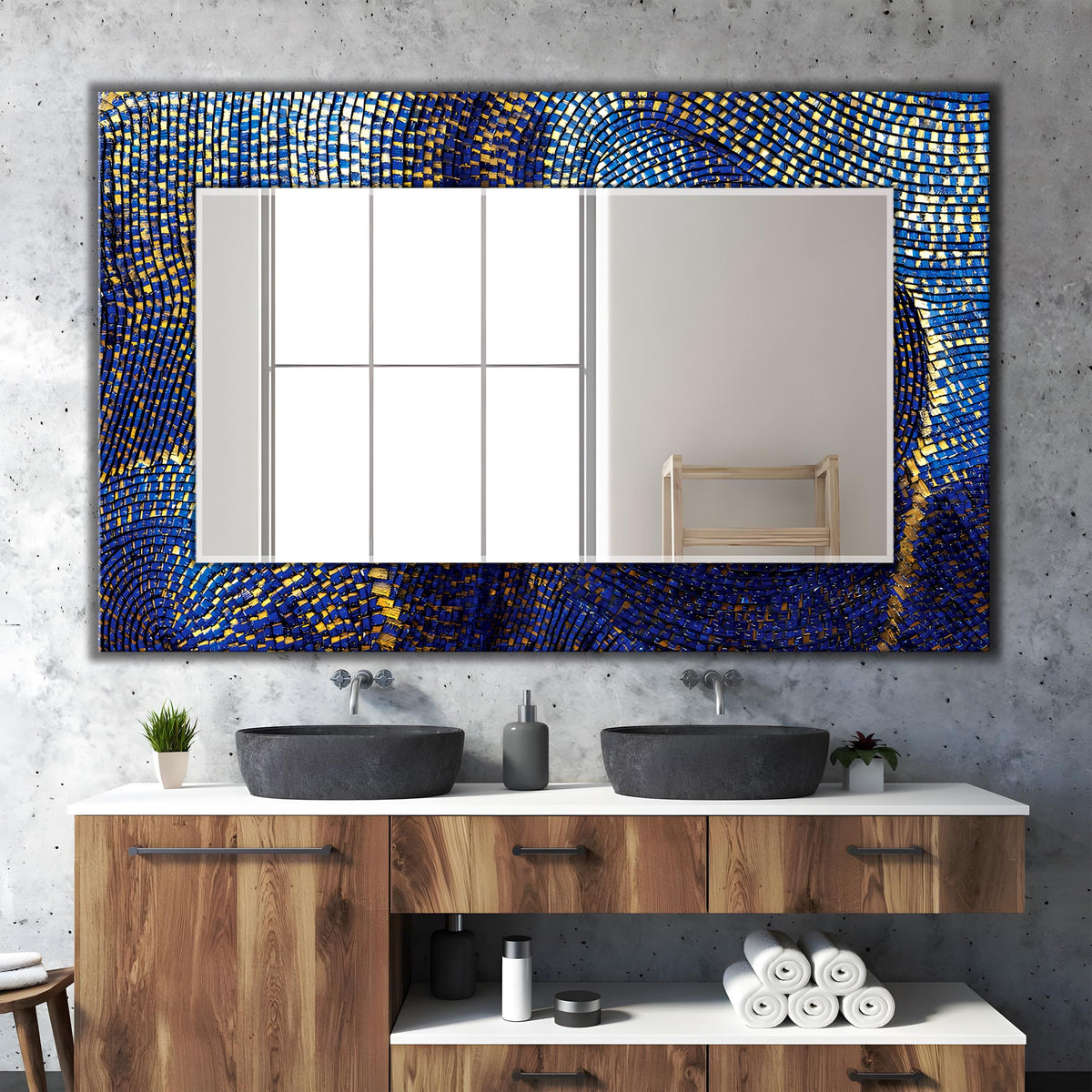 Customizable Mirror, Wall Art as Mirror | Decorative Mirror | Large Statement Mirror