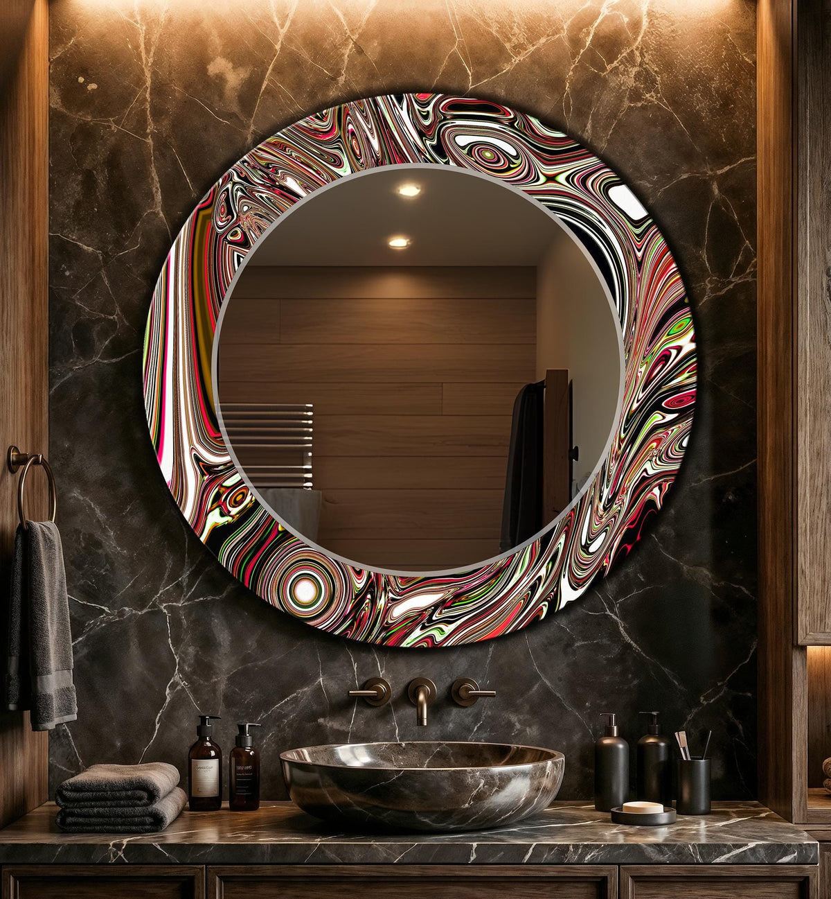 Customizable Mirror, Wall Art as Mirror | Decorative Mirror | Large Statement Mirror