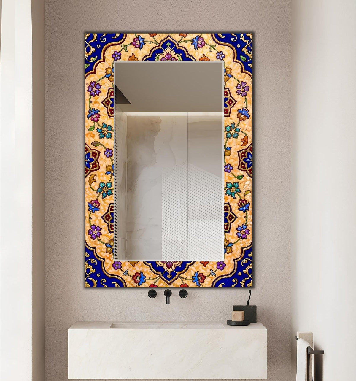 Customizable Mirror, Wall Art as Mirror | Decorative Mirror | Large Statement Mirror
