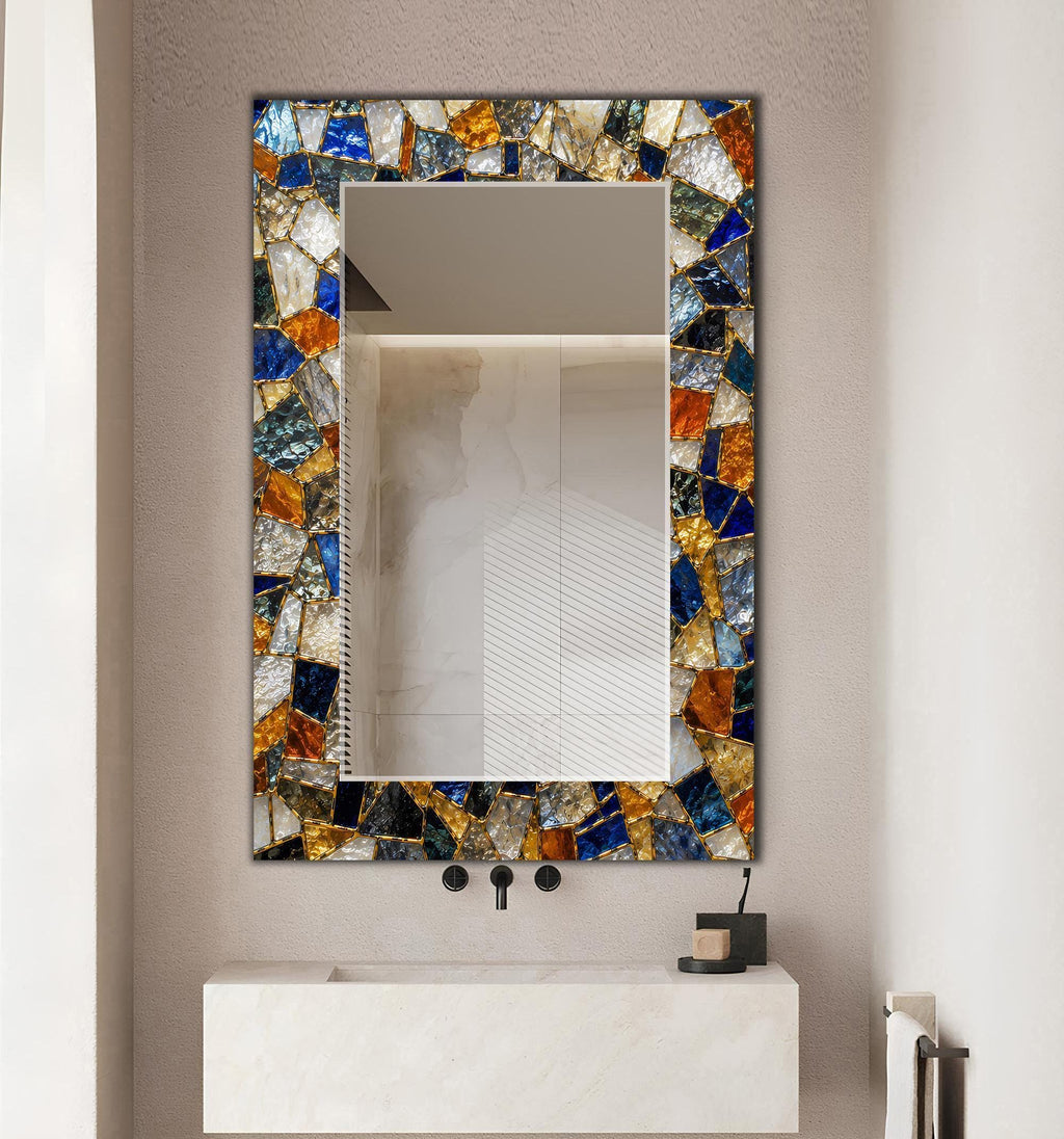 Customizable Mirror, Wall Art as Mirror | Decorative Mirror | Large Statement Mirror