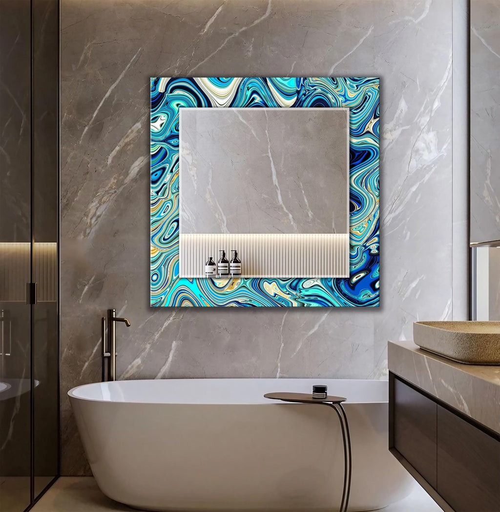 Customizable Mirror, Wall Art as Mirror | Decorative Mirror | Large Statement Mirror