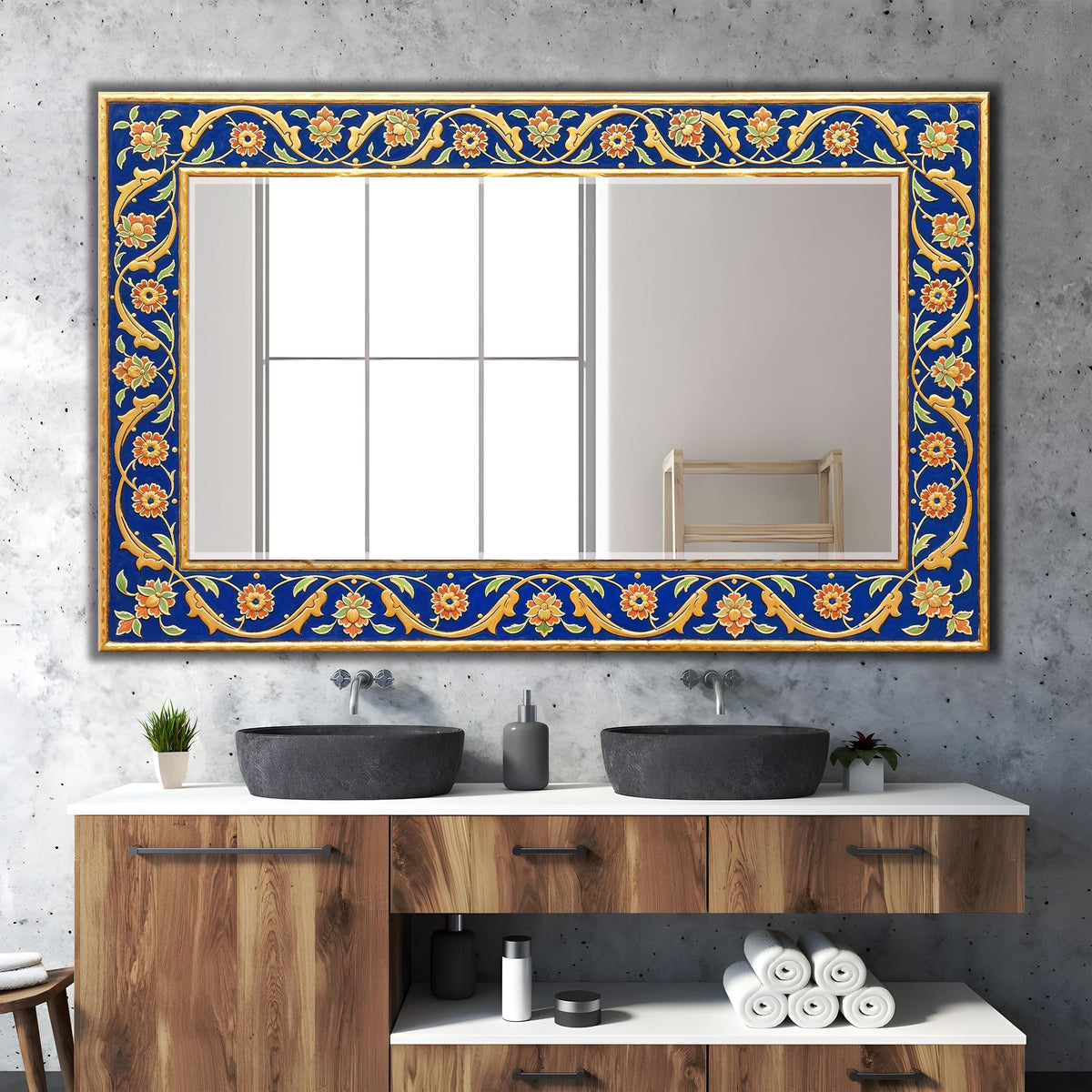 Customizable Mirror, Wall Art as Mirror | Decorative Mirror | Large Statement Mirror