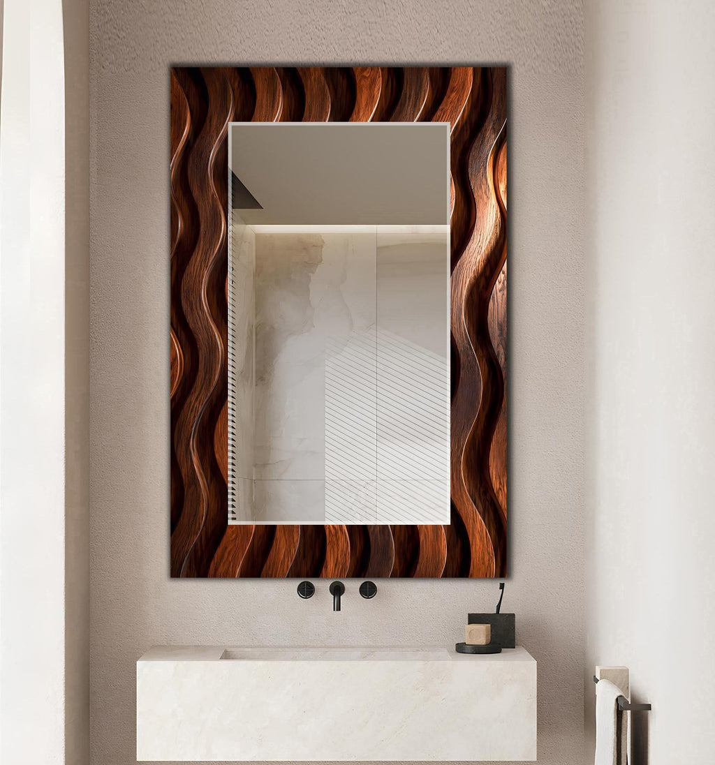 Customizable Mirror, Wall Art as Mirror | Decorative Mirror | Large Statement Mirror