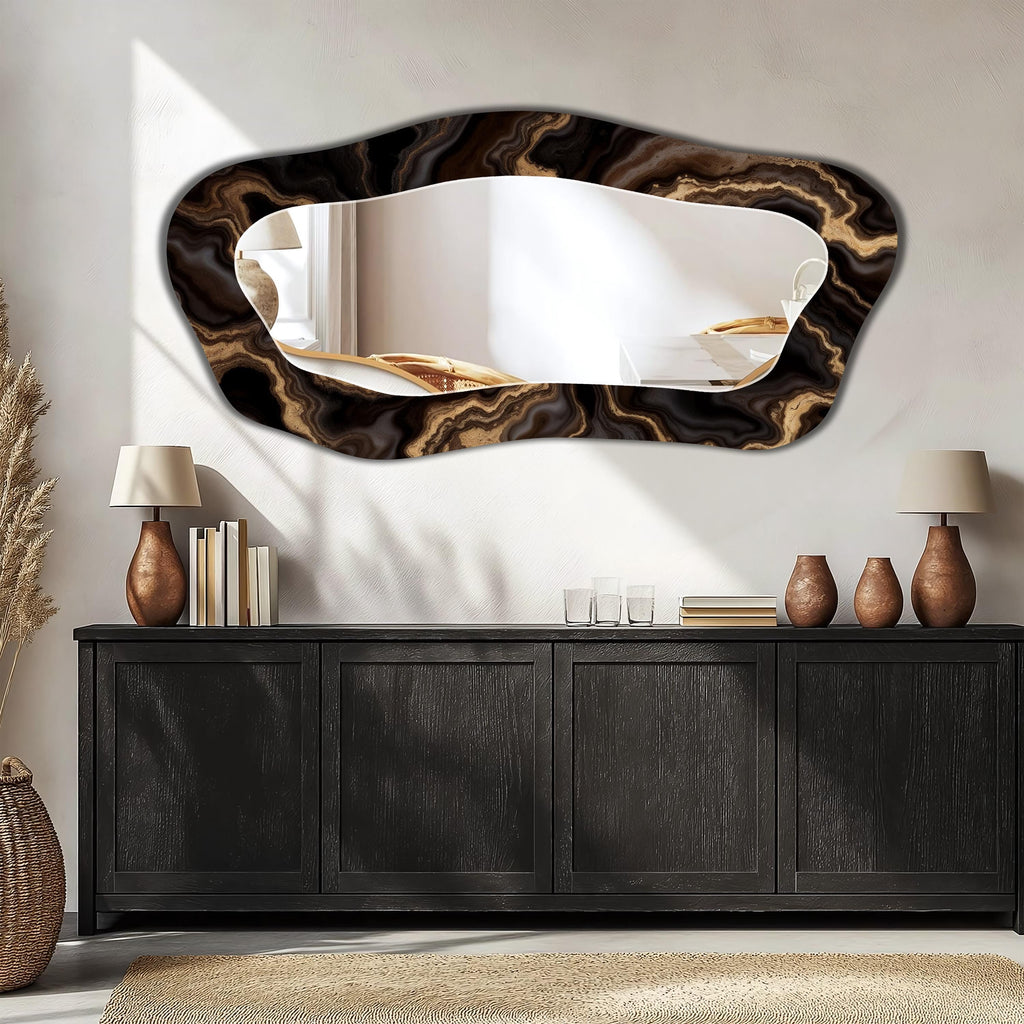 Customizable Mirror, Wall Art as Mirror | Decorative Mirror | Large Statement Mirror