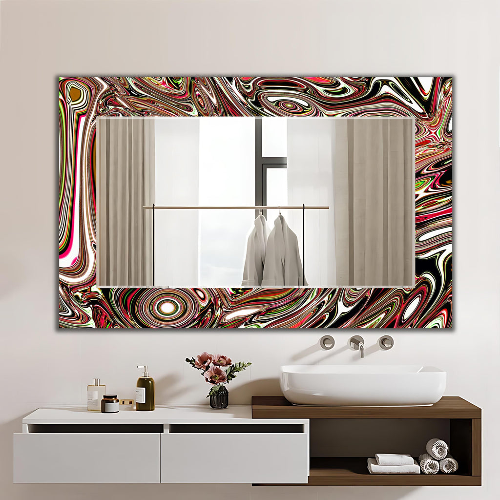 Customizable Mirror, Wall Art as Mirror | Decorative Mirror | Large Statement Mirror