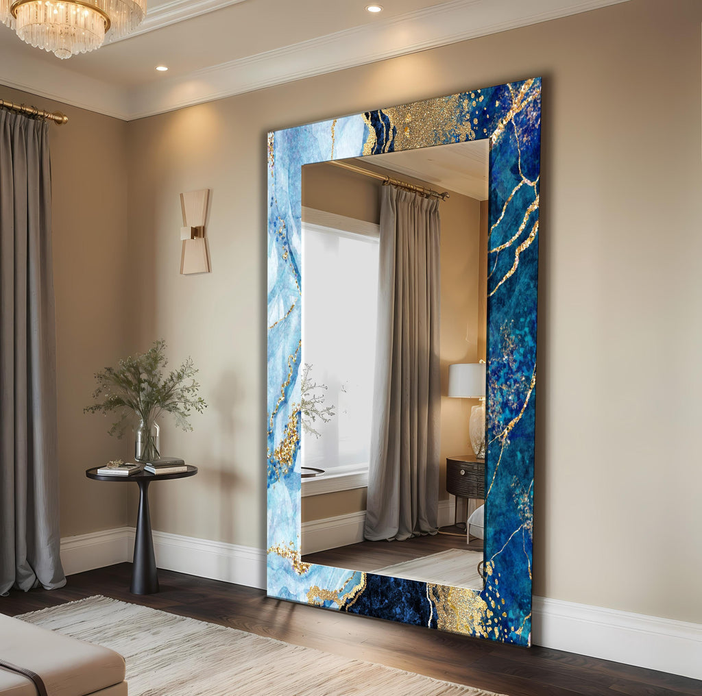 Customizable Mirror, Wall Art as Mirror | Decorative Mirror | Large Statement Mirror