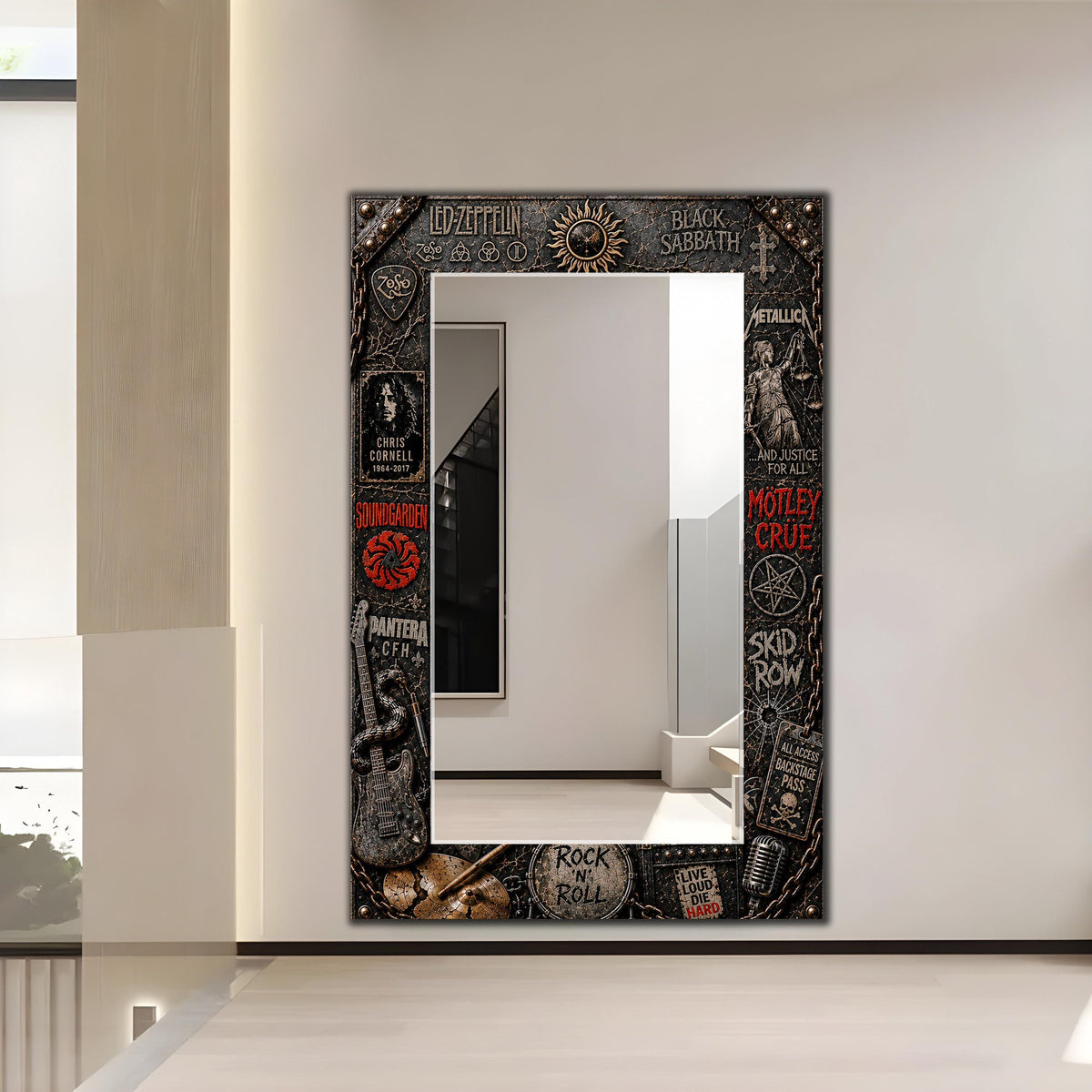 Customizable Mirror, Wall Art as Mirror | Decorative Mirror | Large Statement Mirror