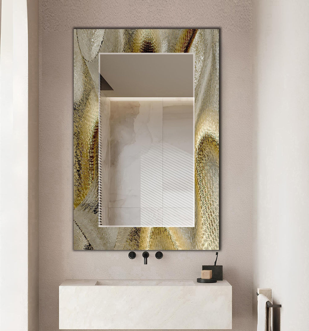 Customizable Mirror, Wall Art as Mirror | Decorative Mirror | Large Statement Mirror