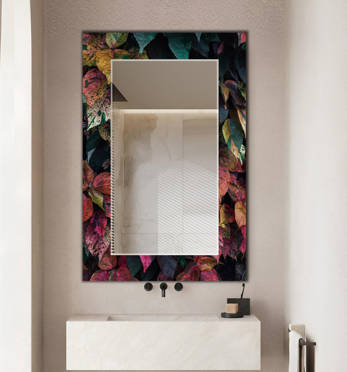 Customizable Mirror, Wall Art as Mirror | Decorative Mirror | Large Statement Mirror