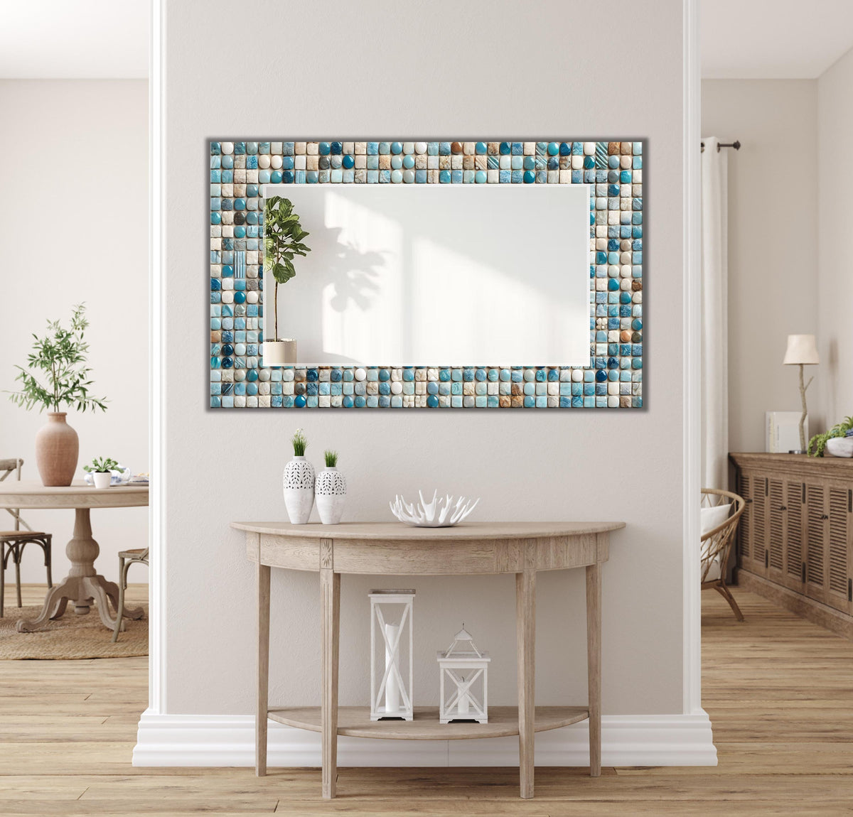 Customizable Mirror, Wall Art as Mirror | Decorative Mirror | Large Statement Mirror