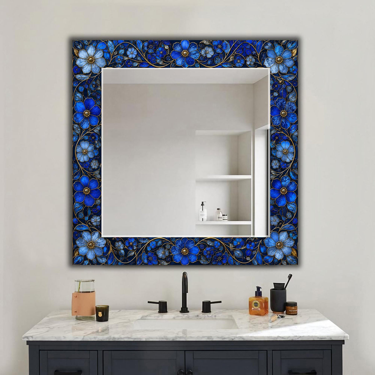 Customizable Mirror, Wall Art as Mirror | Decorative Mirror | Large Statement Mirror