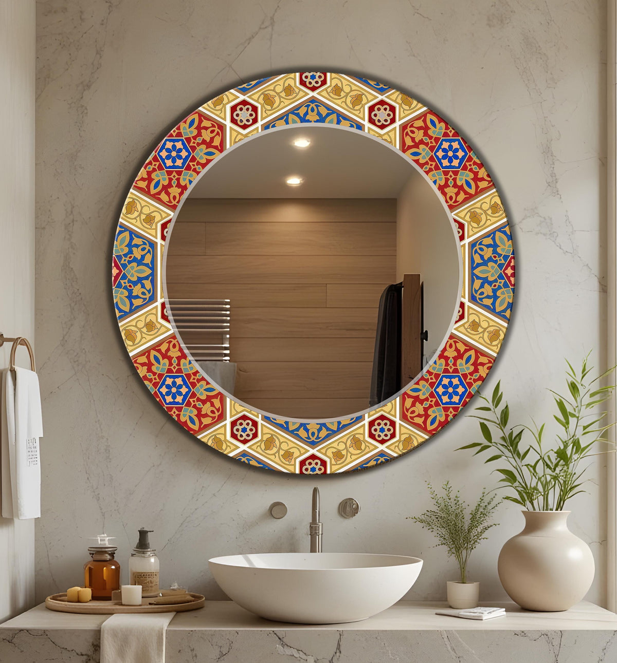 Customizable Mirror, Wall Art as Mirror | Decorative Mirror | Large Statement Mirror