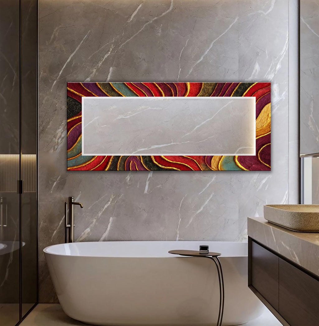 Customizable Mirror, Wall Art as Mirror | Decorative Mirror | Large Statement Mirror