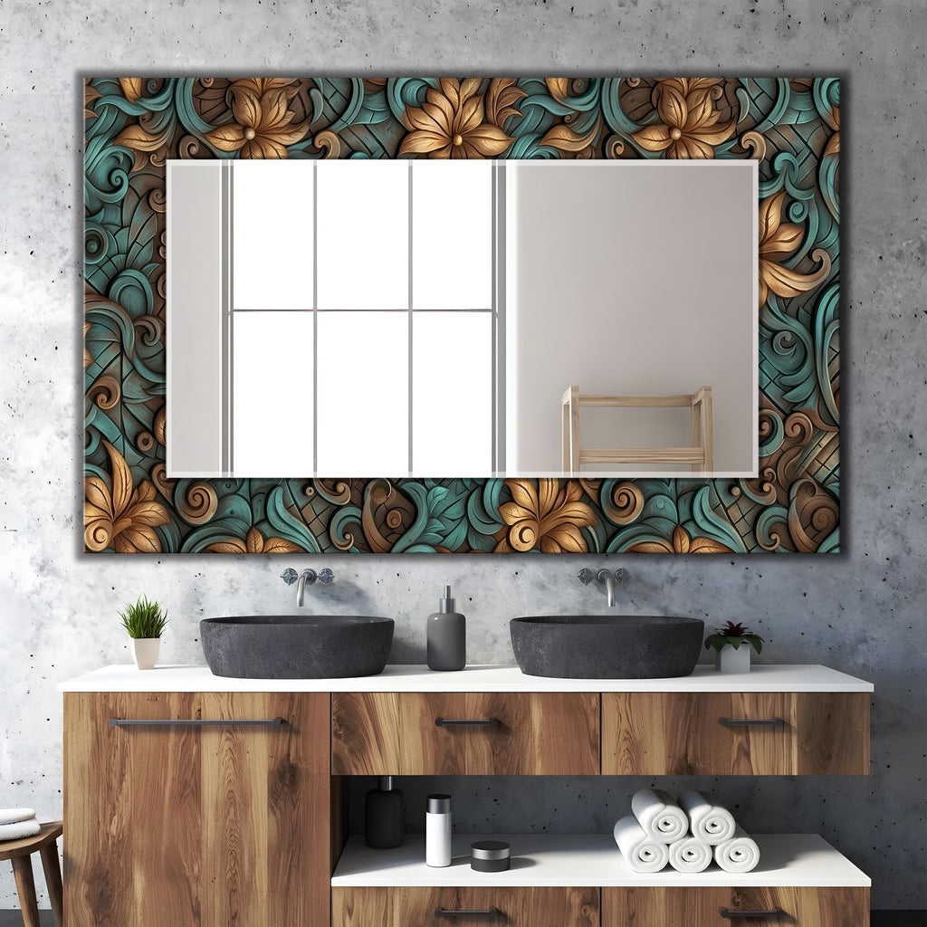 Customizable Mirror, Wall Art as Mirror | Decorative Mirror | Large Statement Mirror