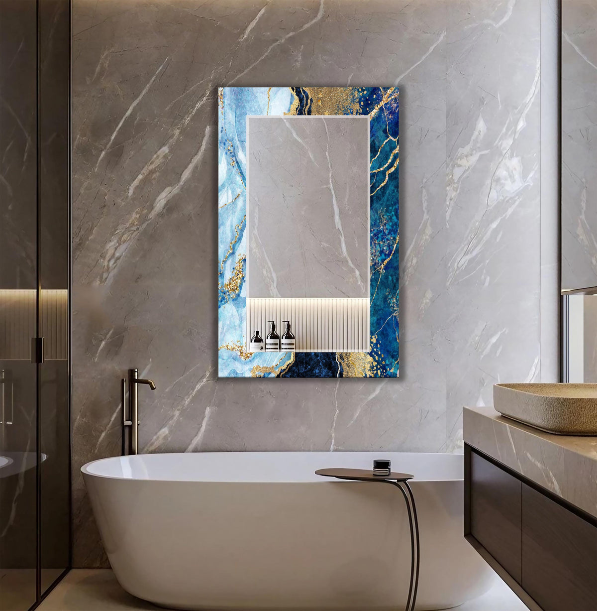 Customizable Mirror, Wall Art as Mirror | Decorative Mirror | Large Statement Mirror