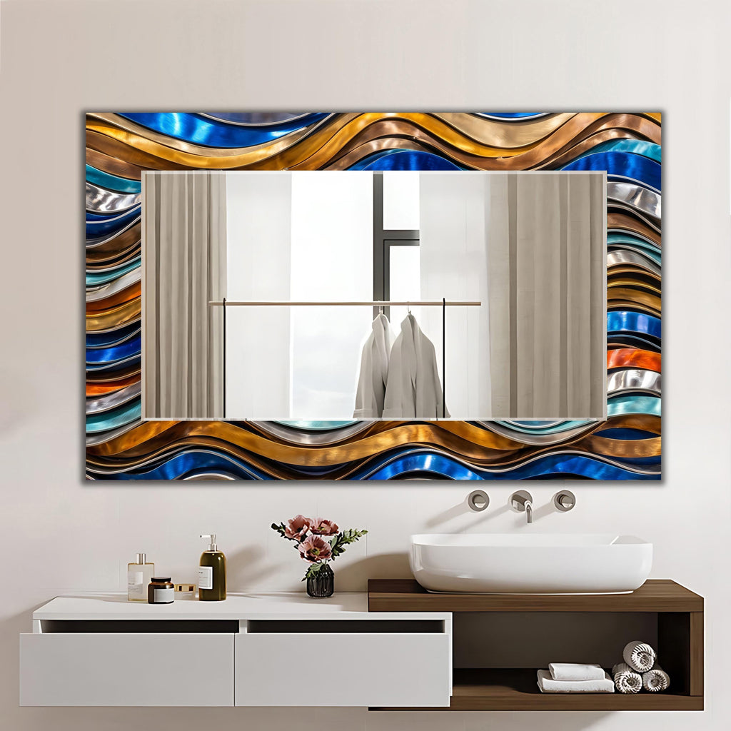 Customizable Mirror, Wall Art as Mirror | Decorative Mirror | Large Statement Mirror