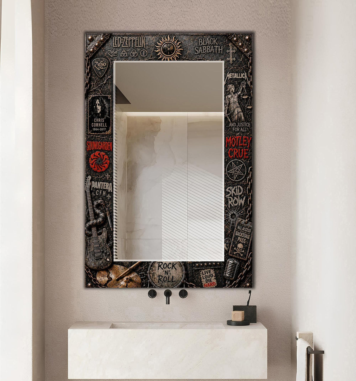 Customizable Mirror, Wall Art as Mirror | Decorative Mirror | Large Statement Mirror