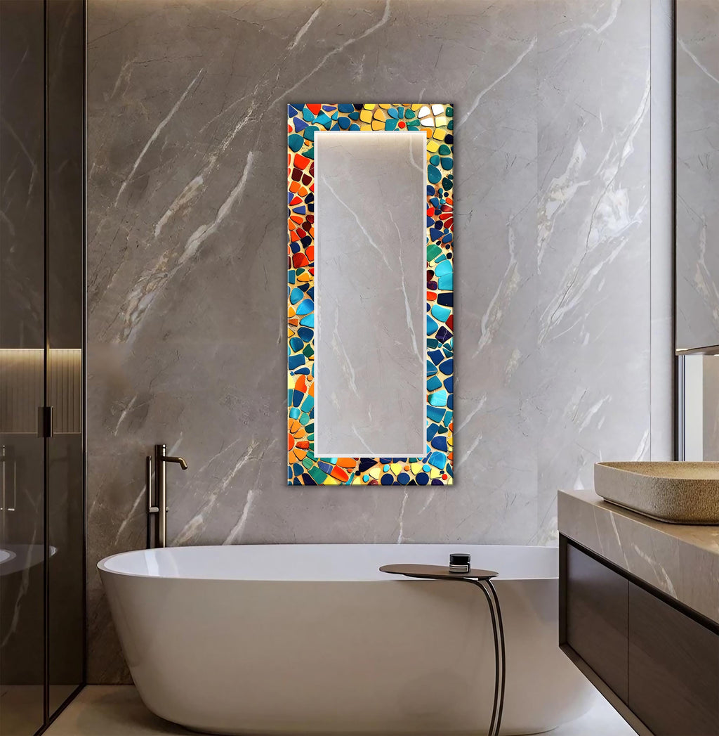 Customizable Mirror, Wall Art as Mirror | Decorative Mirror | Large Statement Mirror