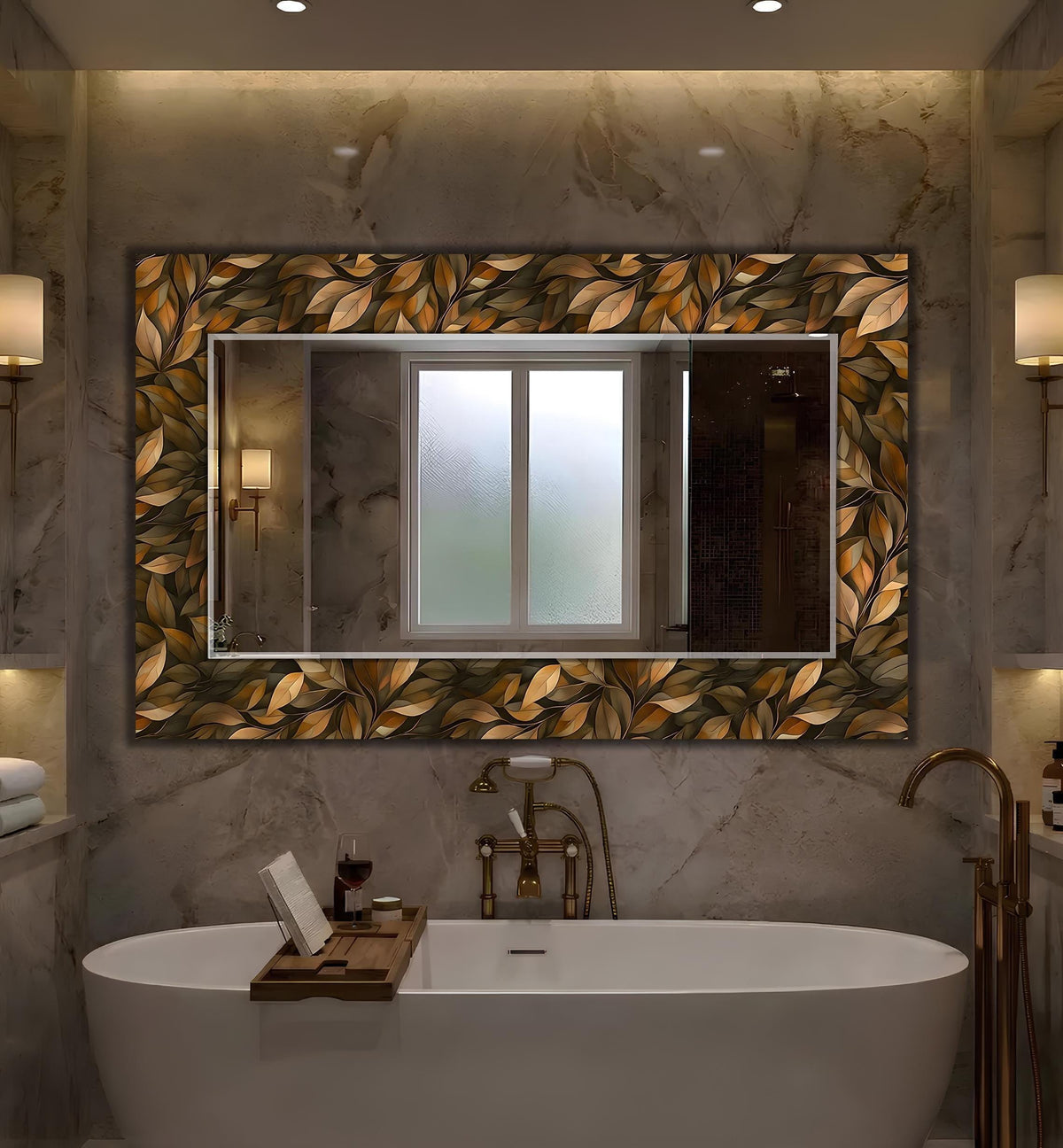Customizable Mirror, Wall Art as Mirror | Decorative Mirror | Large Statement Mirror