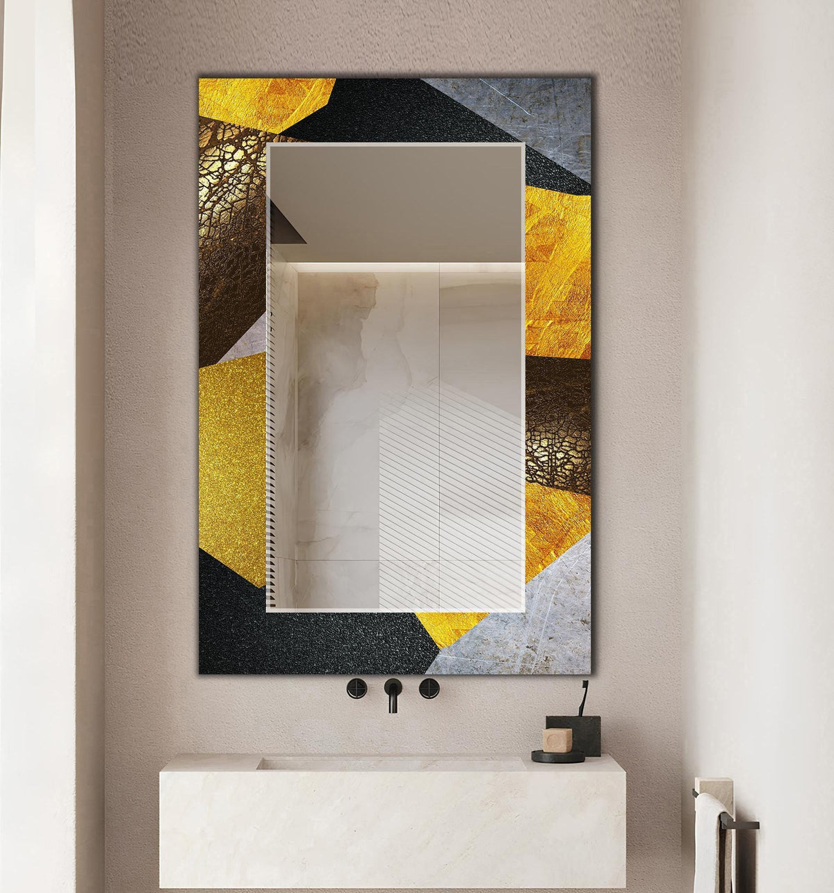Customizable Mirror, Wall Art as Mirror | Decorative Mirror | Large Statement Mirror