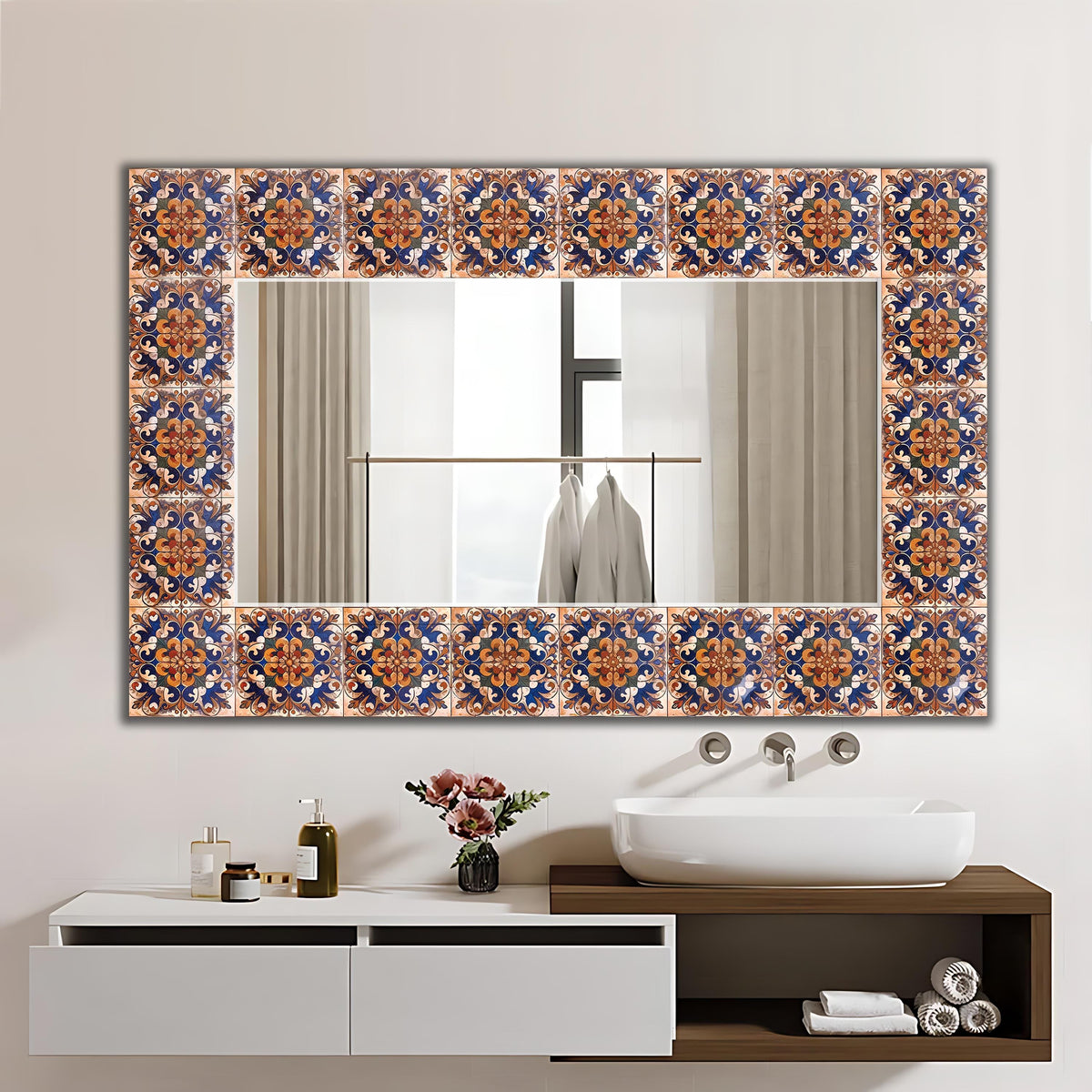 Customizable Mirror, Wall Art as Mirror | Decorative Mirror | Large Statement Mirror