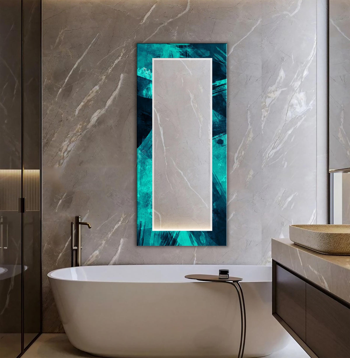 Customizable Mirror, Wall Art as Mirror | Decorative Mirror | Large Statement Mirror