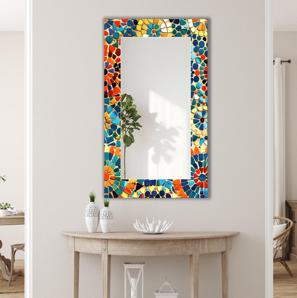 Customizable Mirror, Wall Art as Mirror | Decorative Mirror | Large Statement Mirror