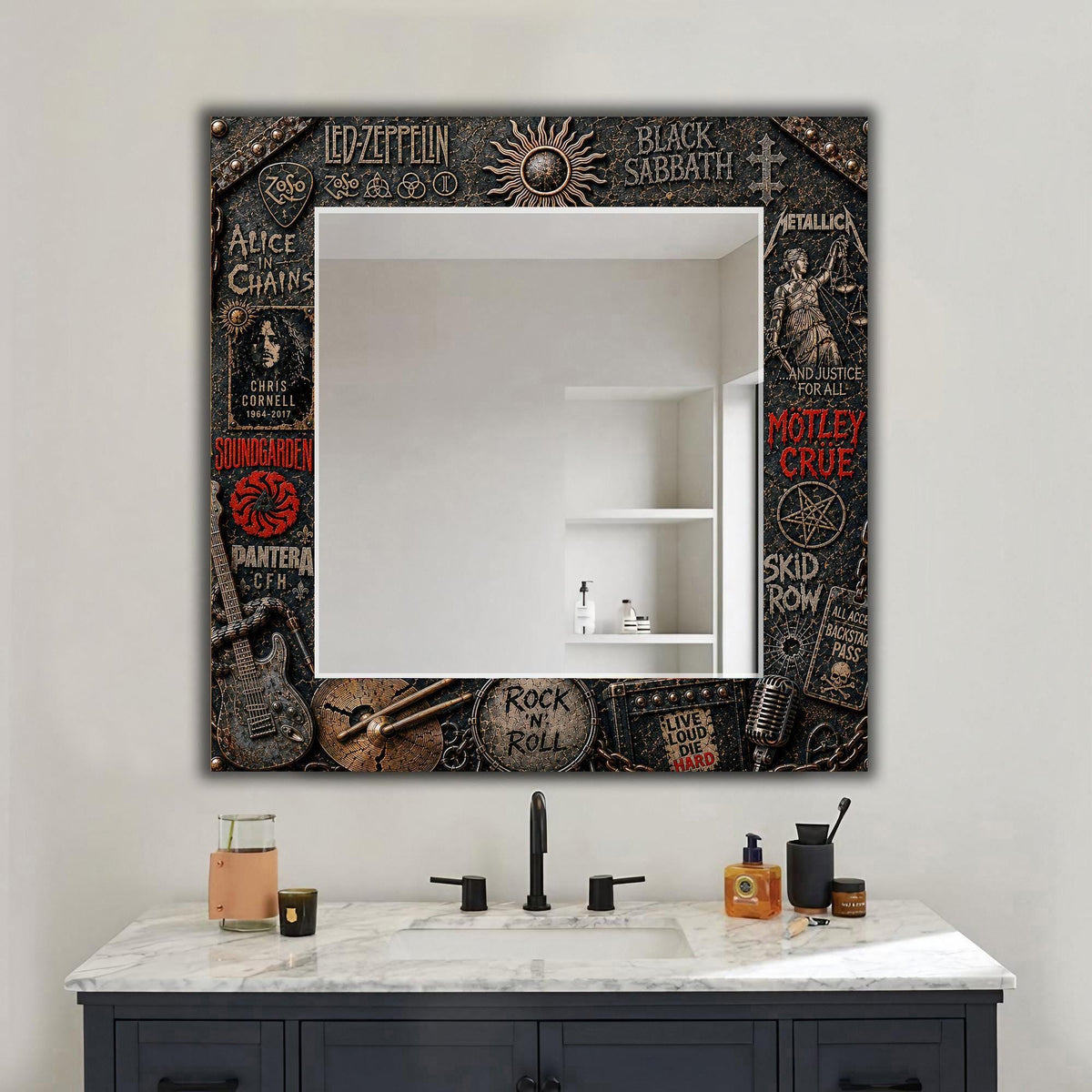 Customizable Mirror, Wall Art as Mirror | Decorative Mirror | Large Statement Mirror
