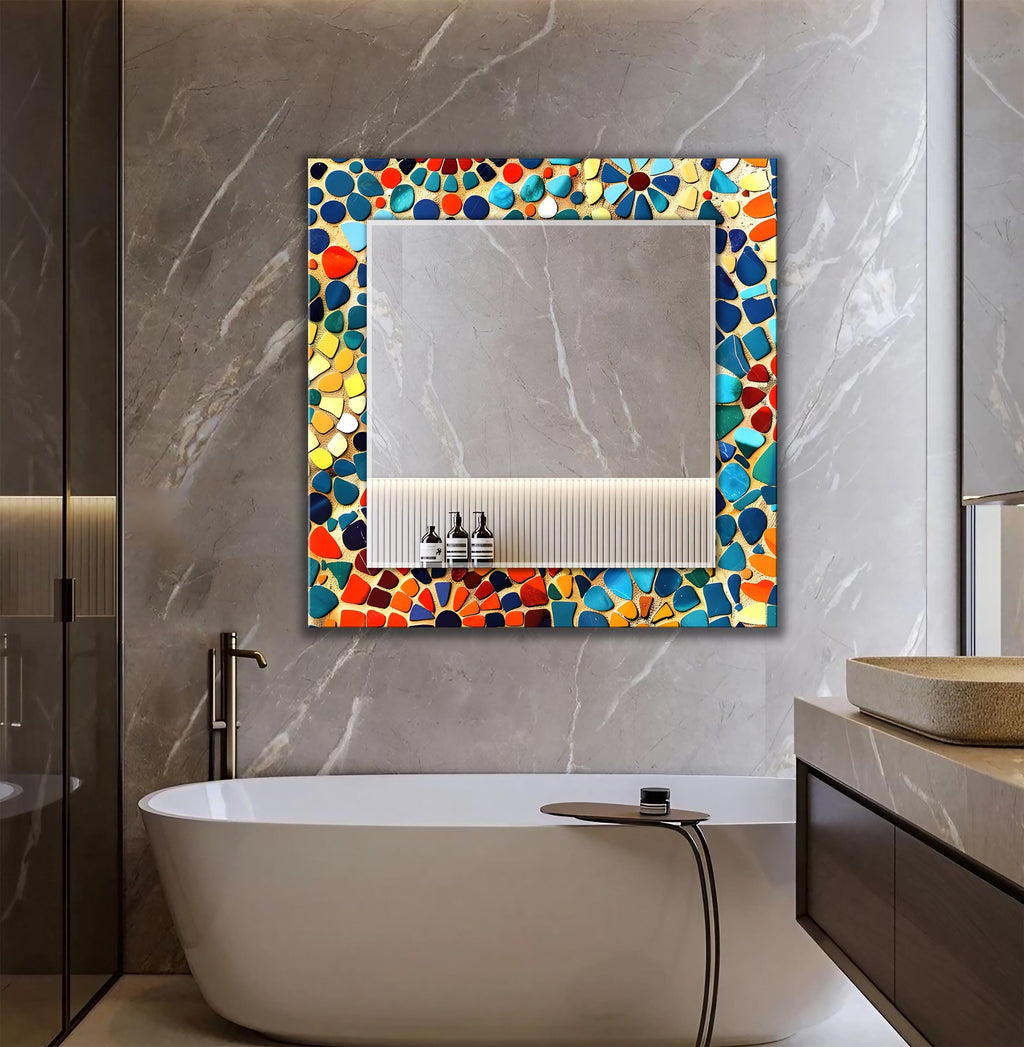 Customizable Mirror, Wall Art as Mirror | Decorative Mirror | Large Statement Mirror