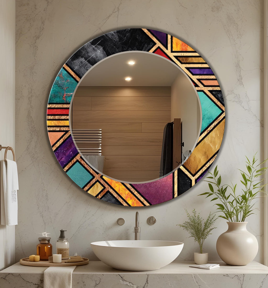 Customizable Mirror, Wall Art as Mirror | Decorative Mirror | Large Statement Mirror